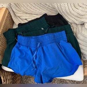 5 pairs of JoyLab Target running shorts, all size M